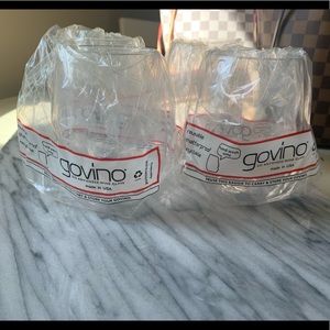 Govino wine glasses shatterproof set of 4 NEW